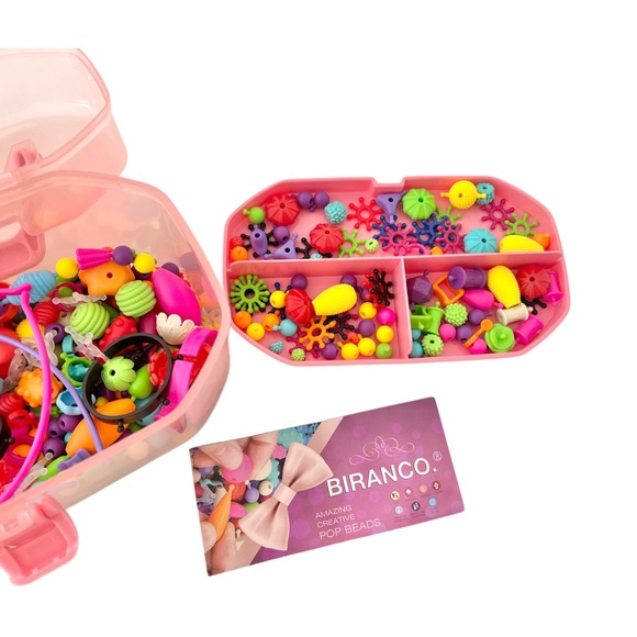 Biranco Kids Pop Beads Jewelry Set - Pink and Multicolor - Picture 3 of 6